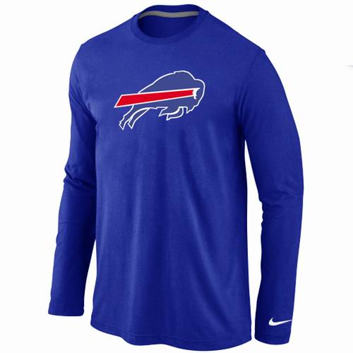 Nike Buffalo Bills Team Logo Long Sleeve NFL T-Shirt - Blue